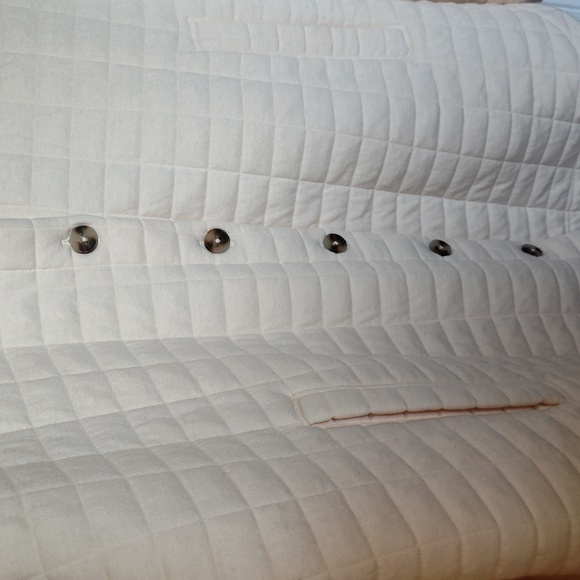 Madewell Quilted Shacket in Antique Cream NWOT - Picture 9 of 9